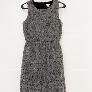 J Crew Tweed Herringbone Suiting Dress size 0